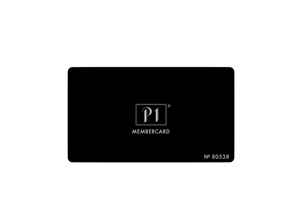 P1 Club Membercard