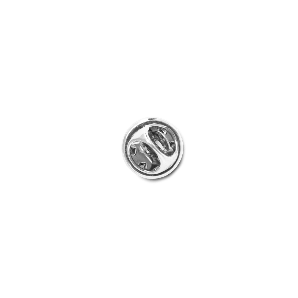P1 Silver Logo Pin