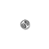 P1 Silver Logo Pin