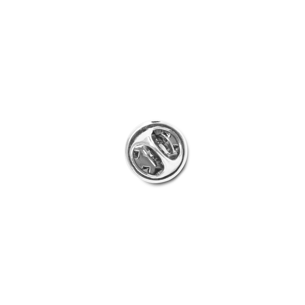 P1 Silver Logo Pin